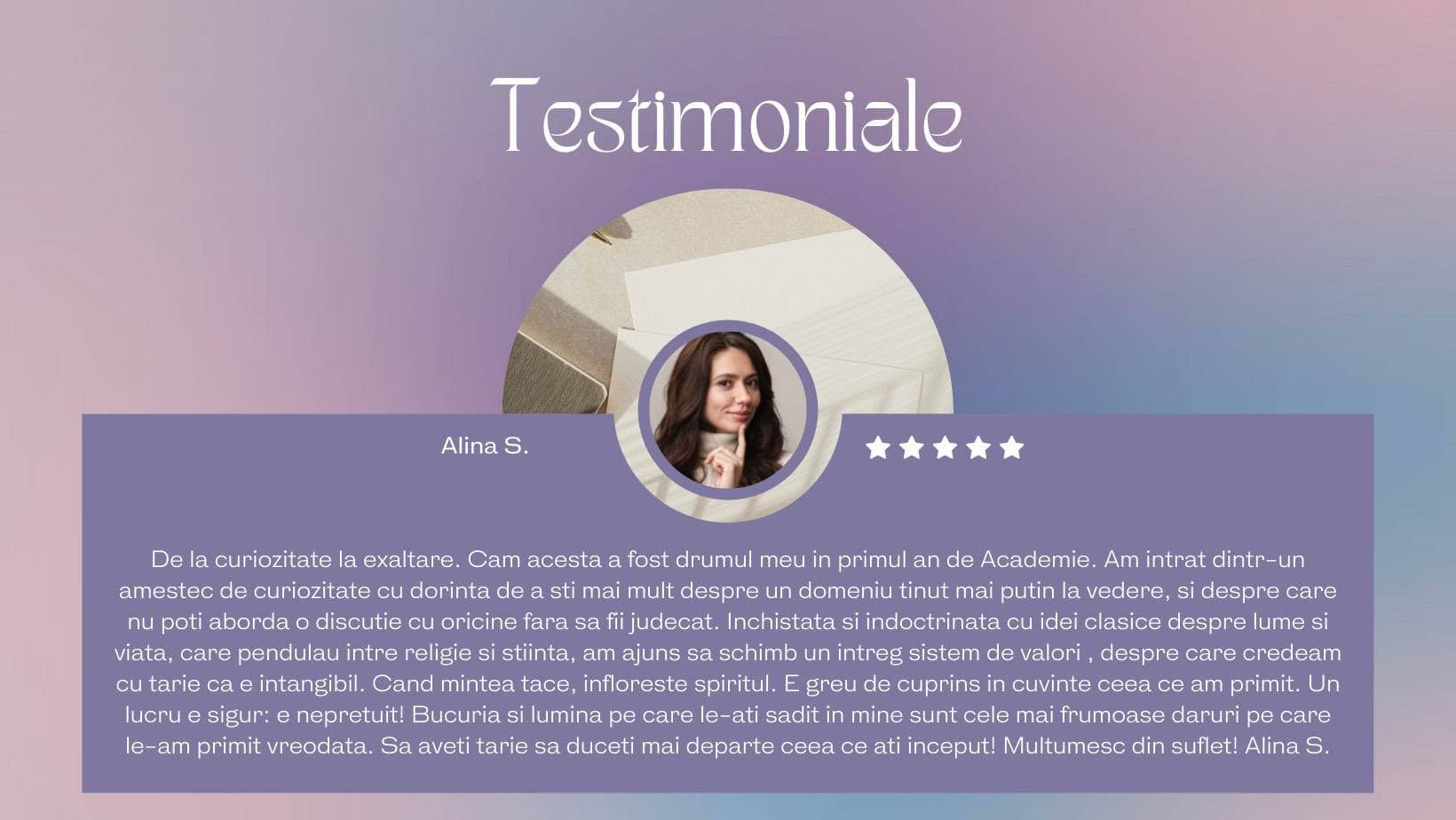 Testimoniale Karanna Academy