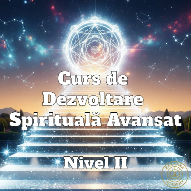 Curs Dezvoltare Spirituală Avansat Nivelul II, dezvoltare spirituală avansată, curs dezvoltare spirituală online, inițieri atman spiritual connection, curs adhyatma jnana, evoluție spirituală avansată, meditații ghidate audio, inițieri la distanță, cursuri spirituale acreditate internațional, academia karanna, cursuri pentru conștiință superioară, simboluri atman, terapie energetică online, practici hermetice, inițieri elemente naturii, dezvoltare spirituală karanna, curs online spiritual, cursuri de ascensiune, reconectare la sinele superior, vindecare energetică avansată, training dezvoltare spirituală, curs cu certificare IPHM, curs cu certificare IAOTH, platforma de e-learning karanna, ghidaj spiritual online, meditație avansată și inițiere energetică.