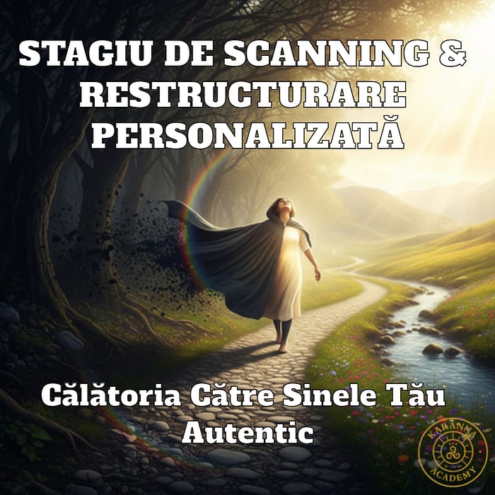 STAGIU DE SCANNING & RESTRUCTURARE PERSONALIZATĂ consiliere spirituală personalizată, program transformare personală